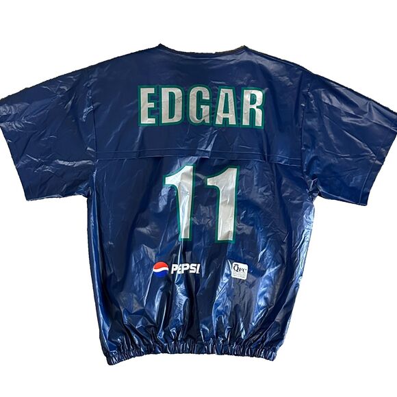 Edgar Martinez #11 Men's Jersey Poncho Seattle Pepsi QFC Mariners 90 Eras Rare - Picture 1 of 11